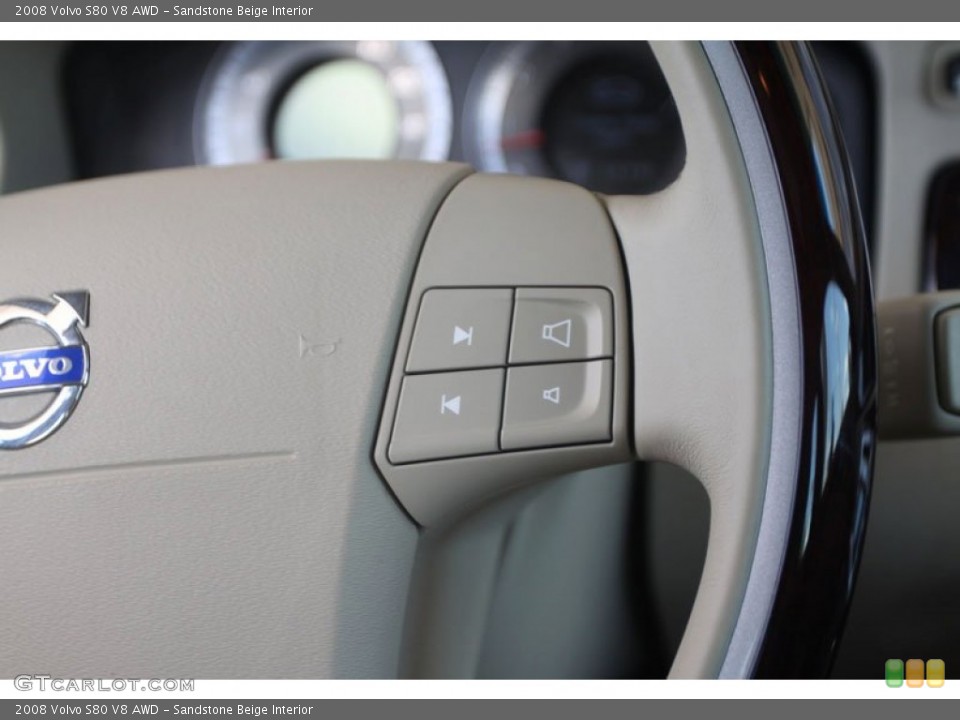 Sandstone Beige Interior Controls for the 2008 Volvo S80 V8 AWD #54266819