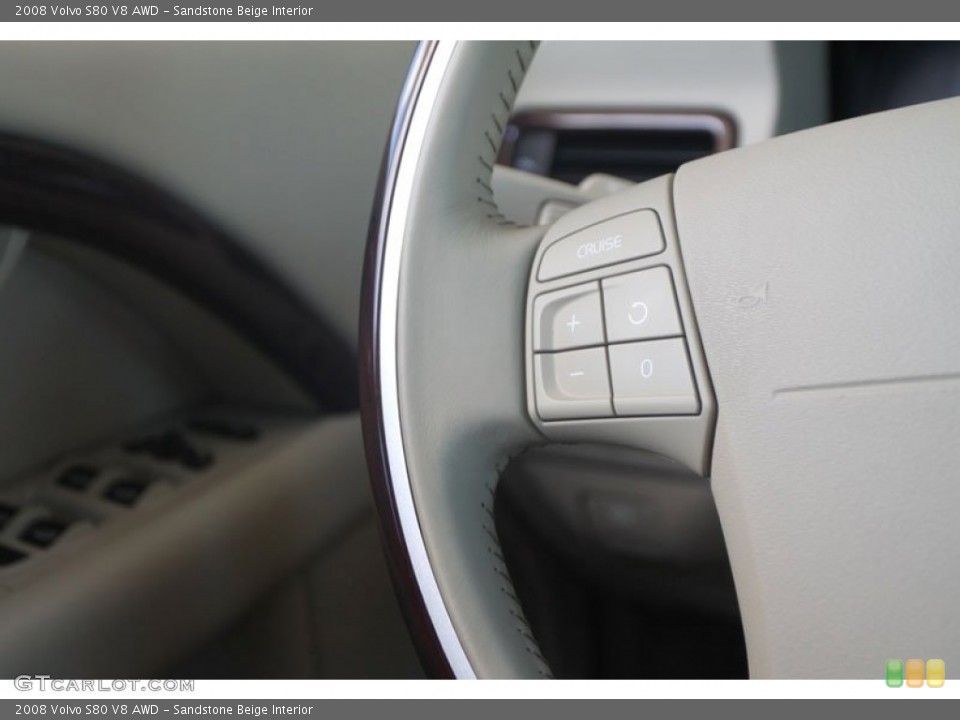 Sandstone Beige Interior Controls for the 2008 Volvo S80 V8 AWD #54266828