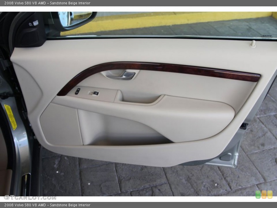 Sandstone Beige Interior Door Panel for the 2008 Volvo S80 V8 AWD #54266852