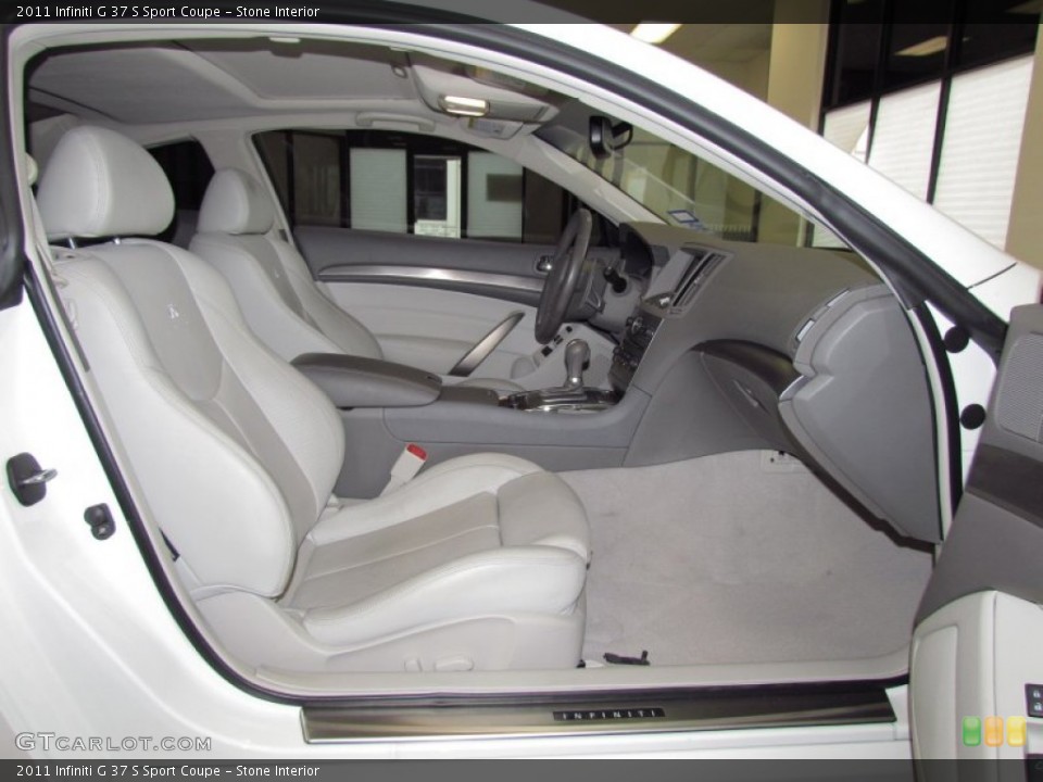 Stone Interior Photo for the 2011 Infiniti G 37 S Sport Coupe #54267701