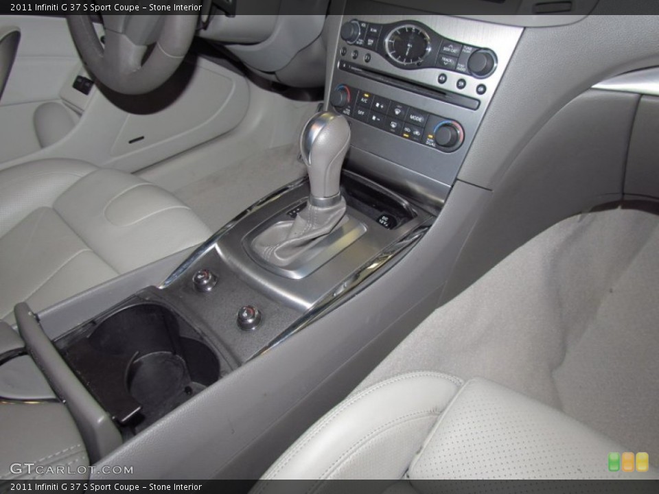 Stone Interior Transmission for the 2011 Infiniti G 37 S Sport Coupe #54267779