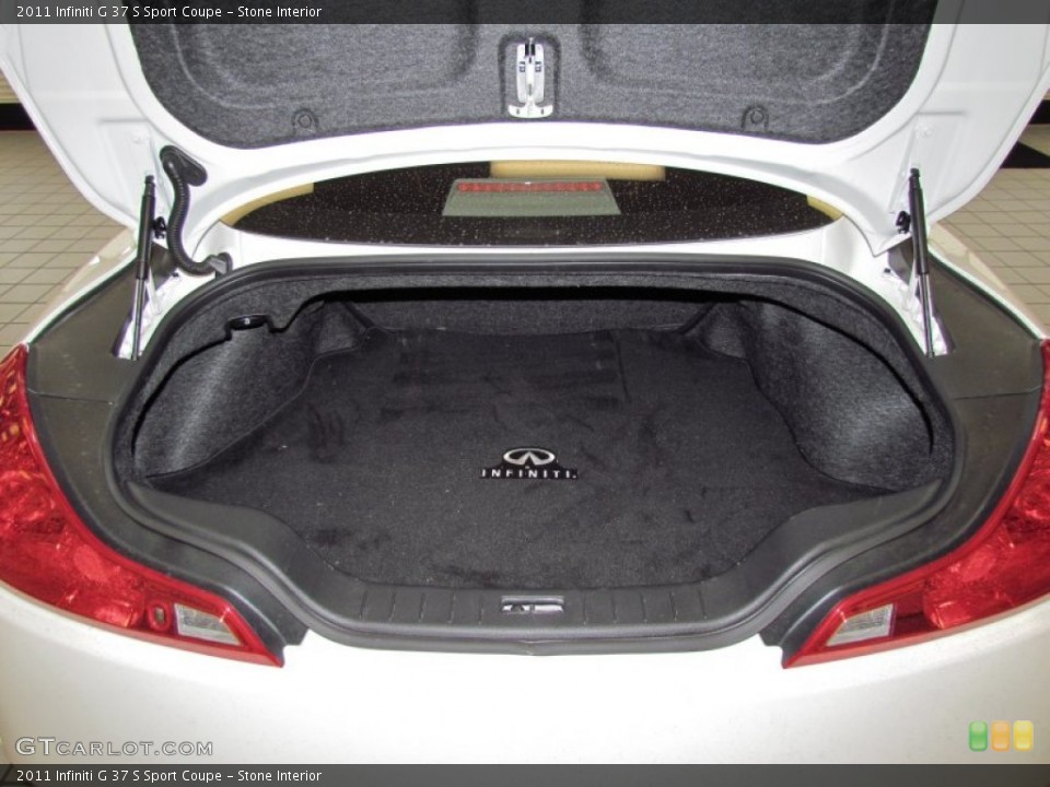 Stone Interior Trunk for the 2011 Infiniti G 37 S Sport Coupe #54267812