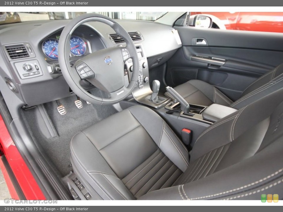 Off Black Interior Photo for the 2012 Volvo C30 T5 R-Design #54268052