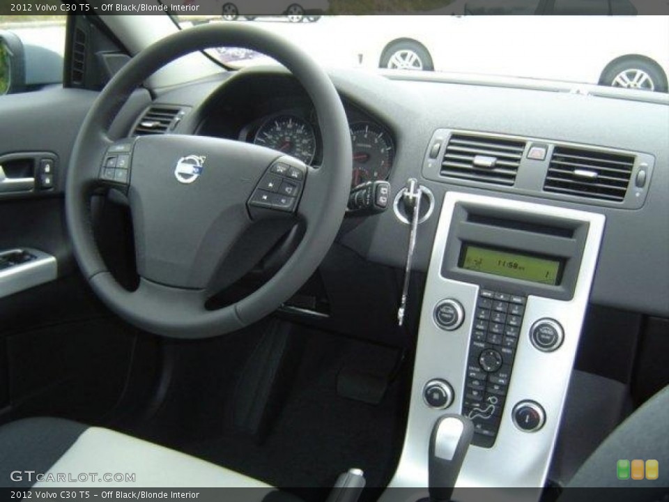 Off Black/Blonde Interior Photo for the 2012 Volvo C30 T5 #54268394