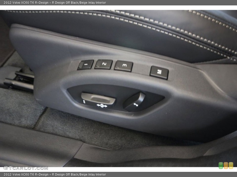 R Design Off Black/Beige Inlay Interior Controls for the 2012 Volvo XC60 T6 R-Design #54268682