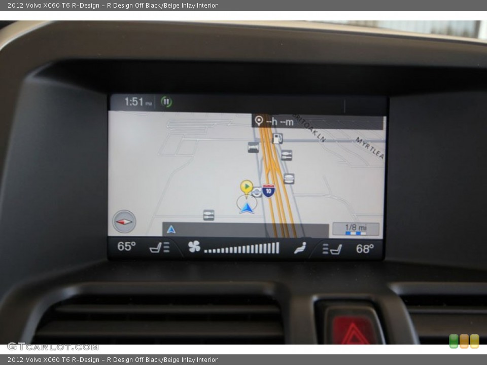 R Design Off Black/Beige Inlay Interior Navigation for the 2012 Volvo XC60 T6 R-Design #54268688