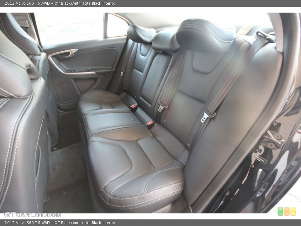 Off Black/Anthracite Black Interior Photo for the 2012 Volvo S60 T6 AWD #54268847