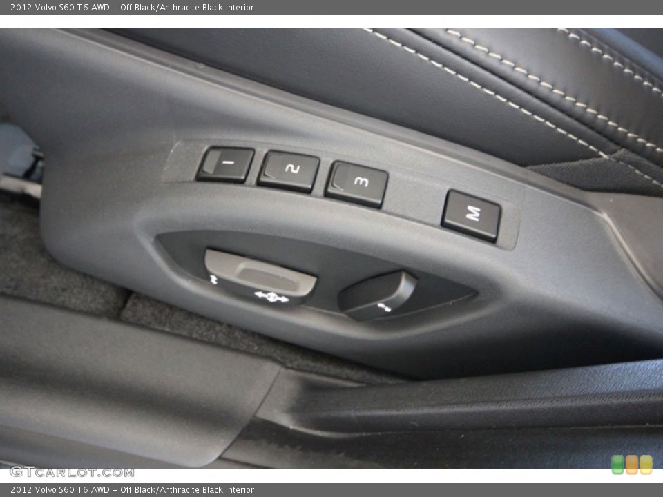 Off Black/Anthracite Black Interior Controls for the 2012 Volvo S60 T6 AWD #54268946