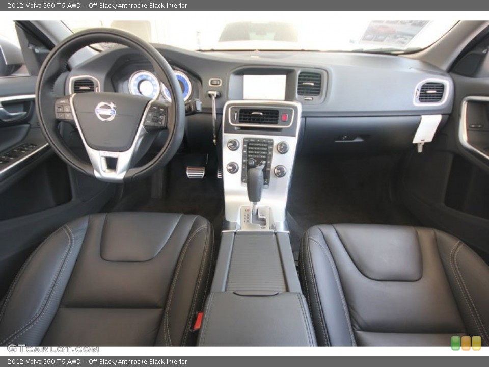 Off Black/Anthracite Black Interior Photo for the 2012 Volvo S60 T6 AWD #54268985