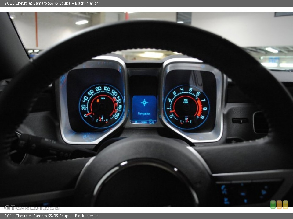 Black Interior Gauges for the 2011 Chevrolet Camaro SS/RS Coupe #54271205