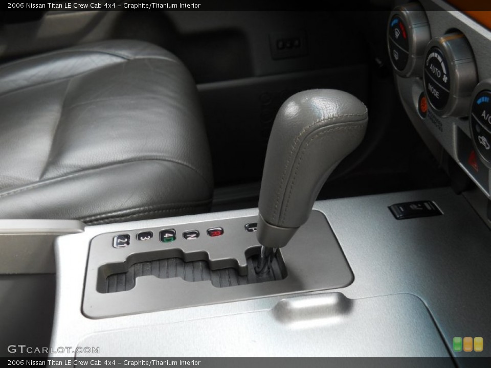 Graphite/Titanium Interior Transmission for the 2006 Nissan Titan LE Crew Cab 4x4 #54275135