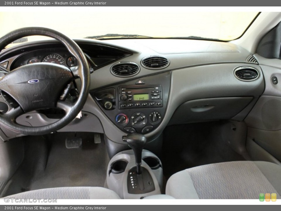 Medium Graphite Grey Interior Dashboard for the 2001 Ford Focus SE Wagon #54276194