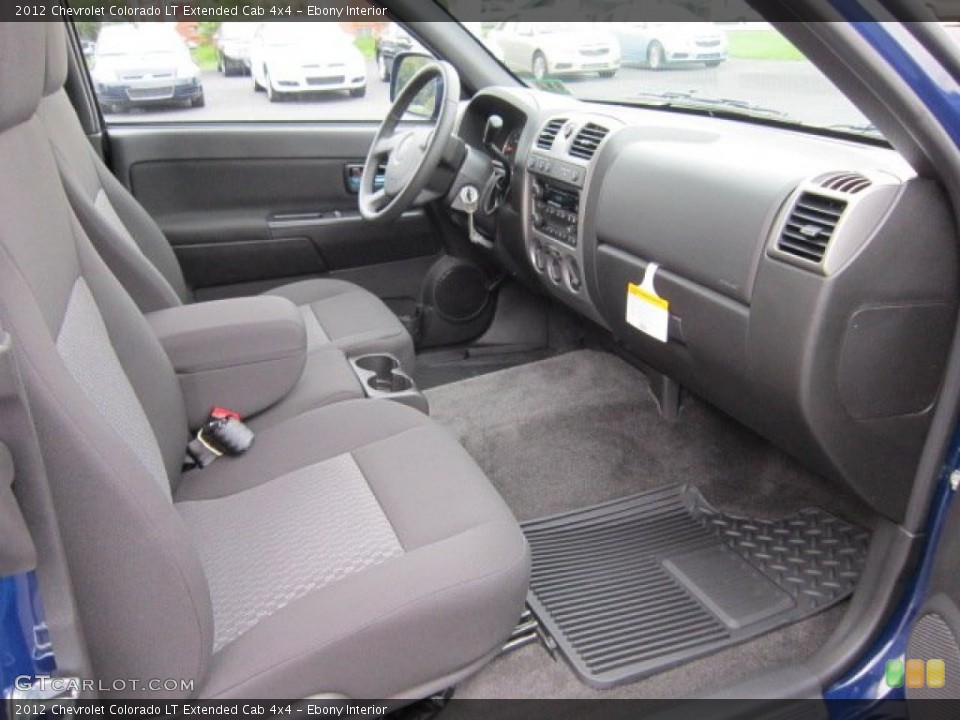 Ebony Interior Photo for the 2012 Chevrolet Colorado LT Extended Cab 4x4 #54278510