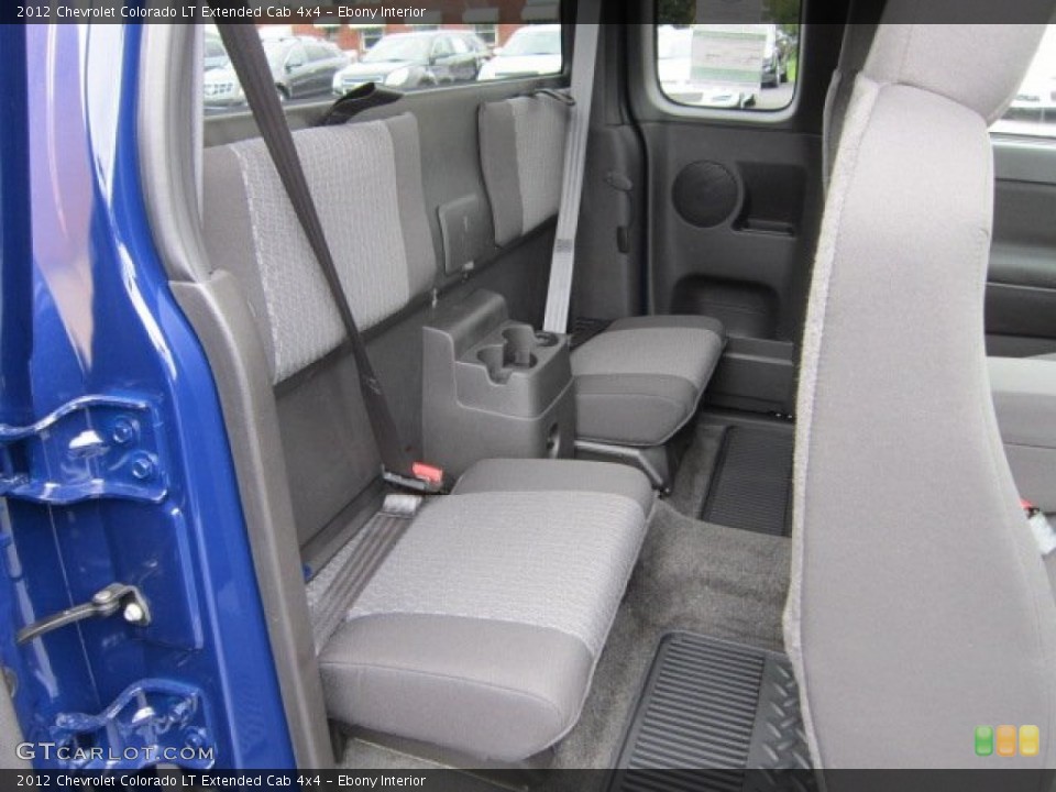 Ebony Interior Photo for the 2012 Chevrolet Colorado LT Extended Cab 4x4 #54278525
