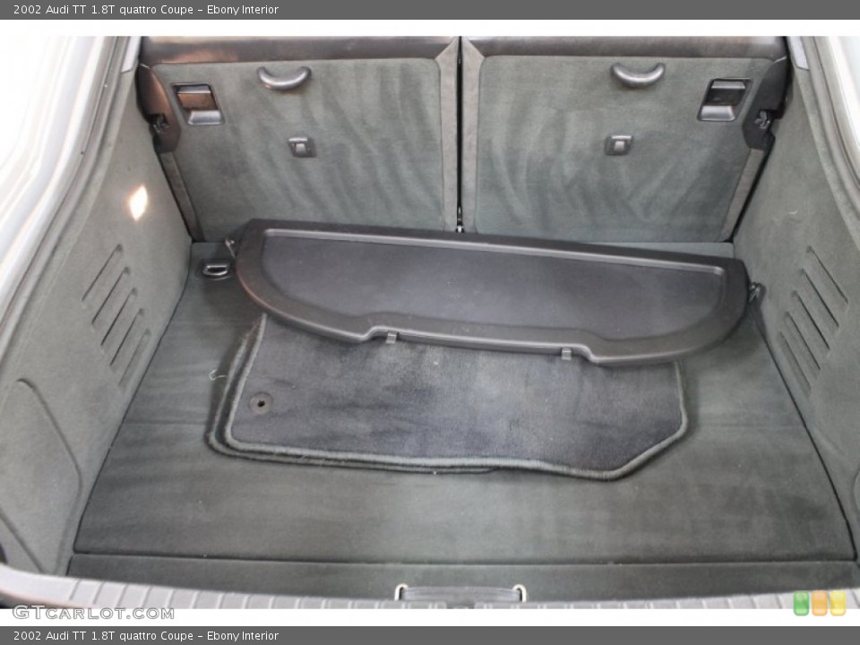 Ebony Interior Trunk for the 2002 Audi TT 1.8T quattro Coupe #54278542