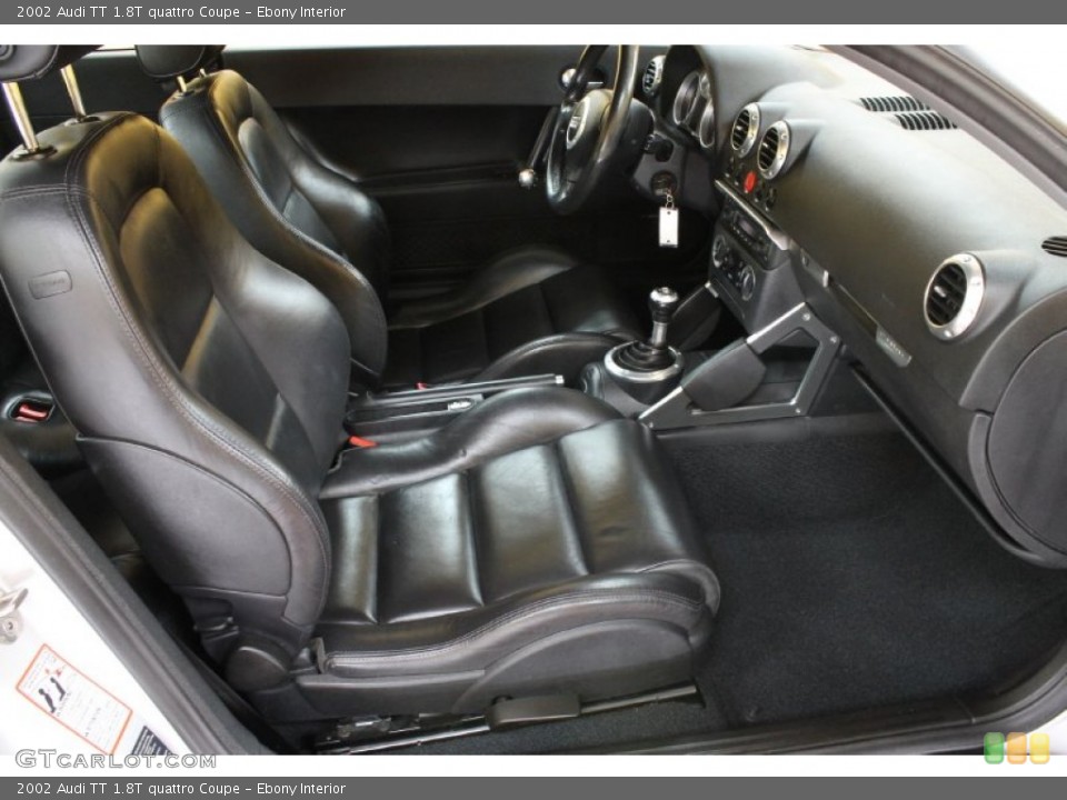 Ebony Interior Photo for the 2002 Audi TT 1.8T quattro Coupe #54278548