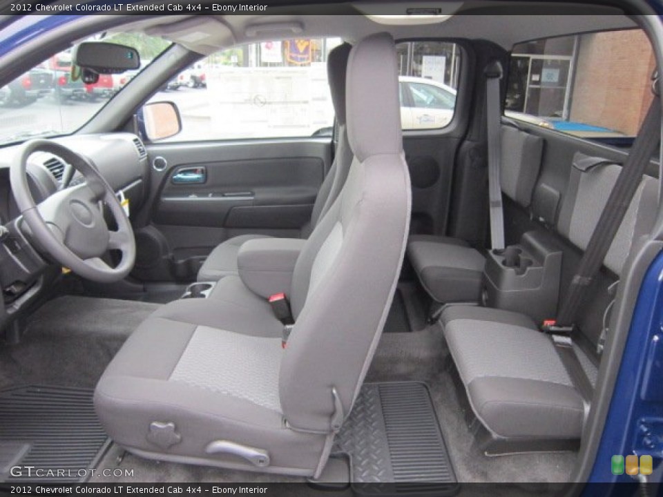 Ebony Interior Photo for the 2012 Chevrolet Colorado LT Extended Cab 4x4 #54278552