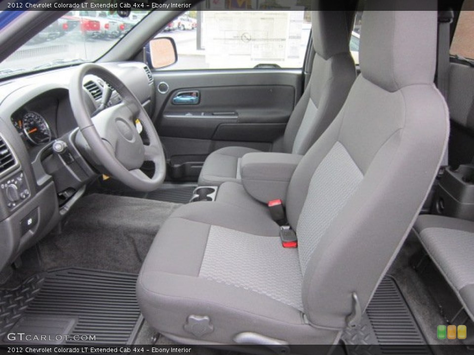 Ebony Interior Photo for the 2012 Chevrolet Colorado LT Extended Cab 4x4 #54278570