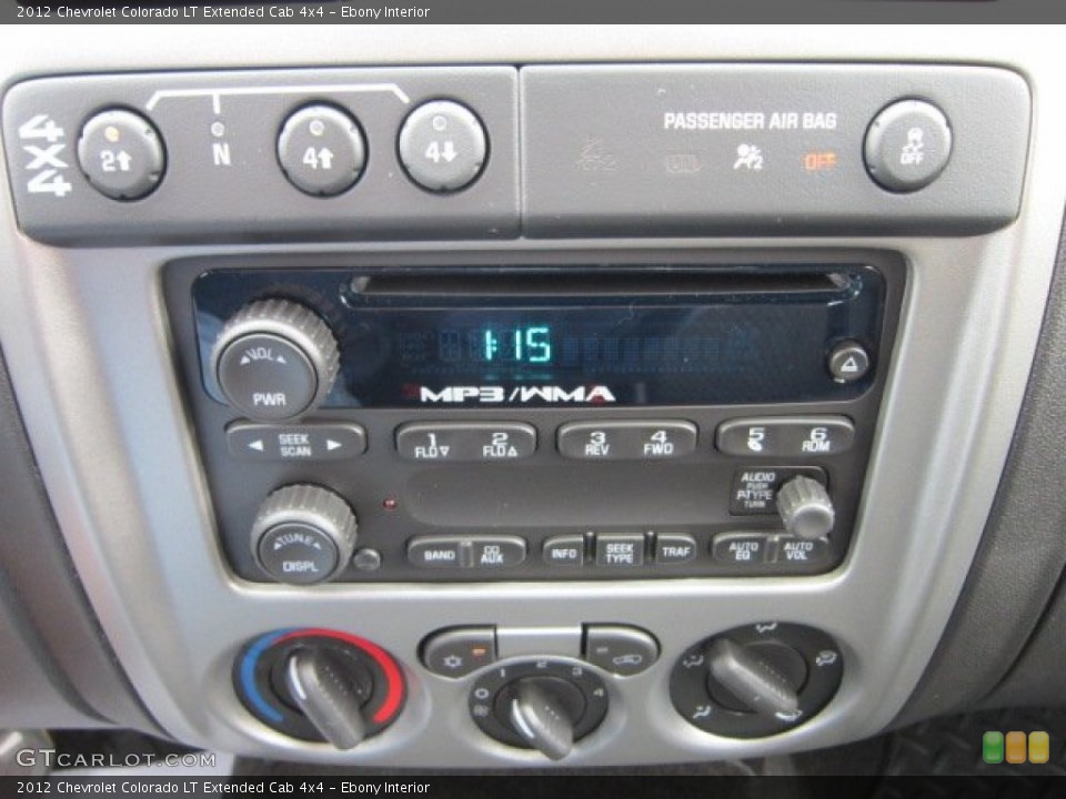 Ebony Interior Audio System for the 2012 Chevrolet Colorado LT Extended Cab 4x4 #54278597