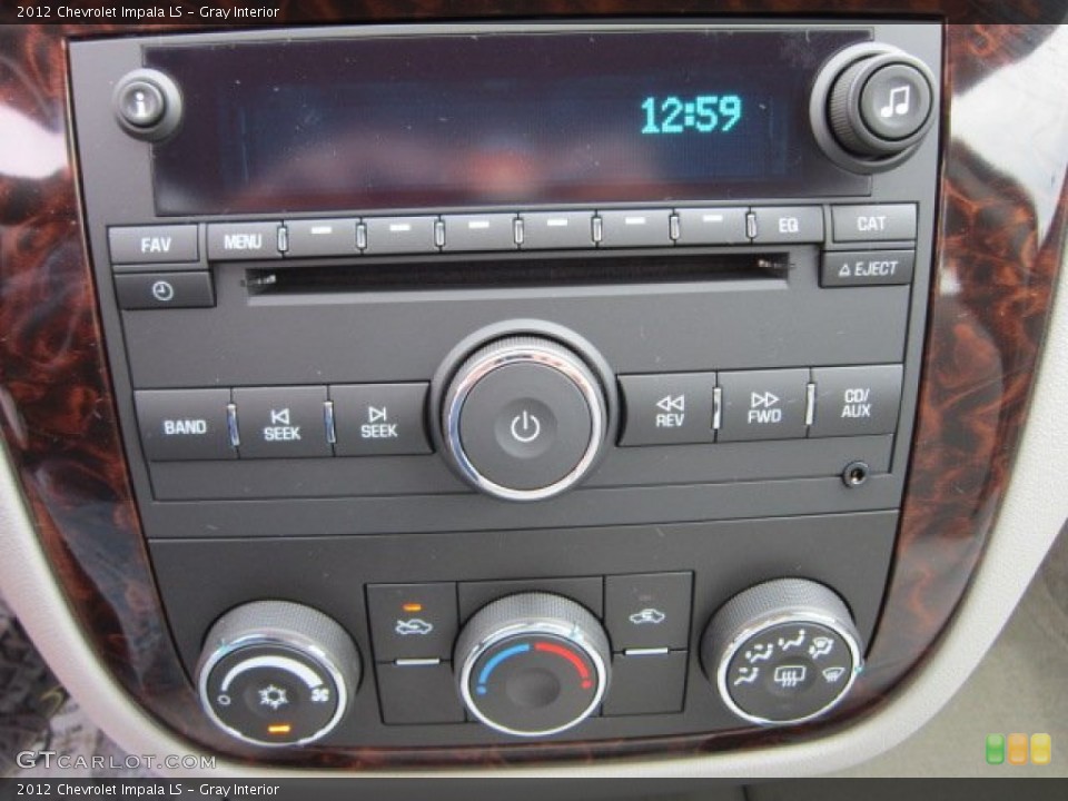 Gray Interior Audio System for the 2012 Chevrolet Impala LS #54278765