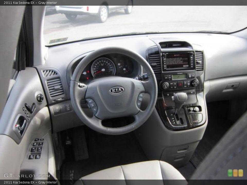 Gray Interior Dashboard for the 2011 Kia Sedona EX #54280139