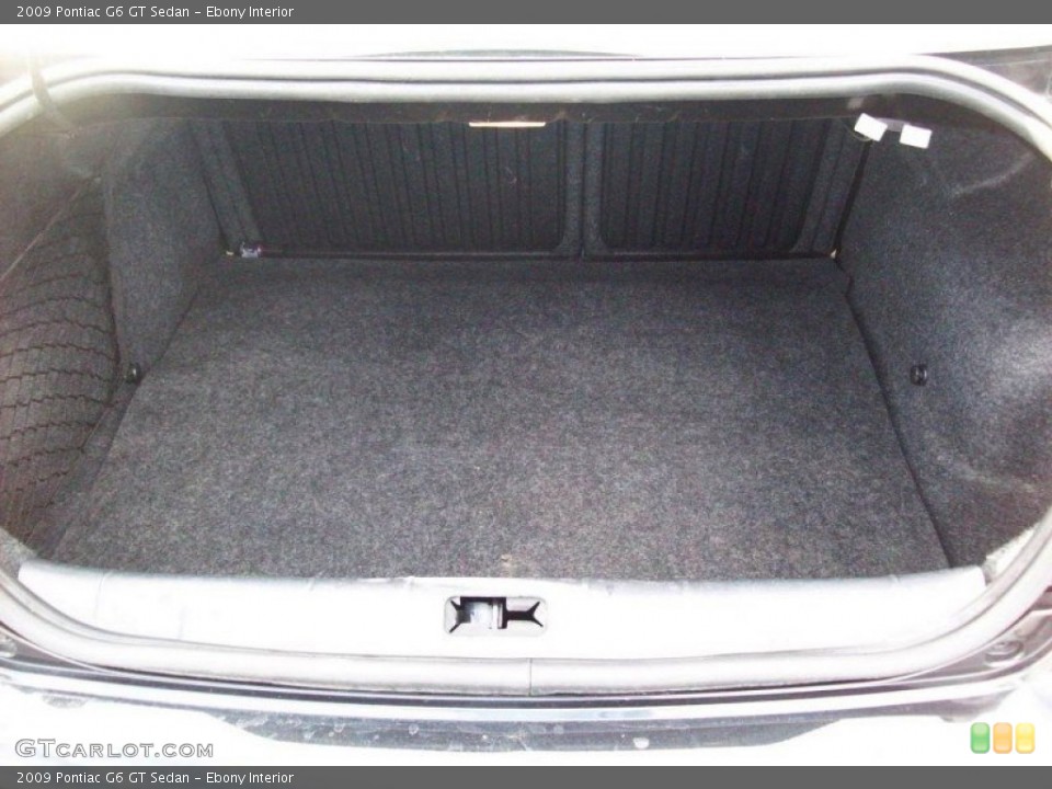 Ebony Interior Trunk for the 2009 Pontiac G6 GT Sedan #54280718