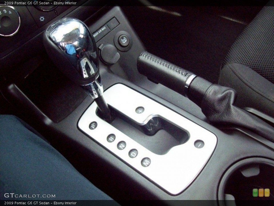 Ebony Interior Transmission for the 2009 Pontiac G6 GT Sedan #54280792