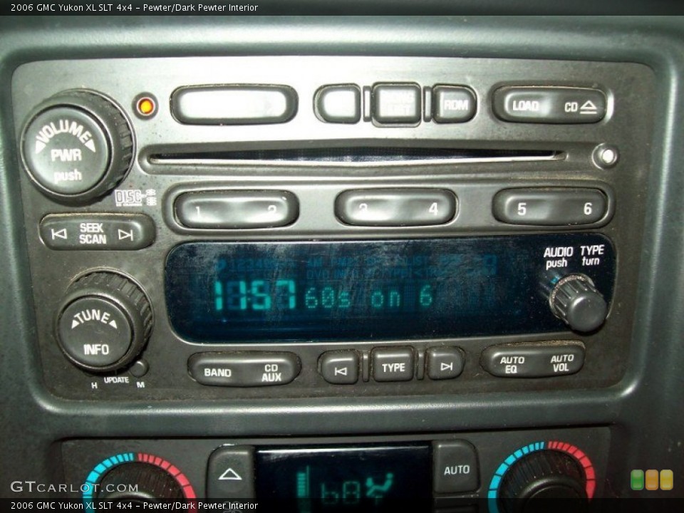 Pewter/Dark Pewter Interior Audio System for the 2006 GMC Yukon XL SLT 4x4 #54280877