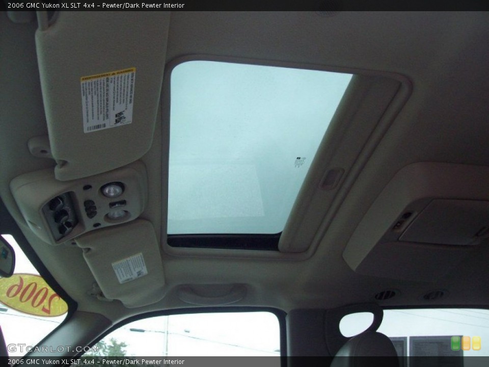 Pewter/Dark Pewter Interior Sunroof for the 2006 GMC Yukon XL SLT 4x4 #54281084