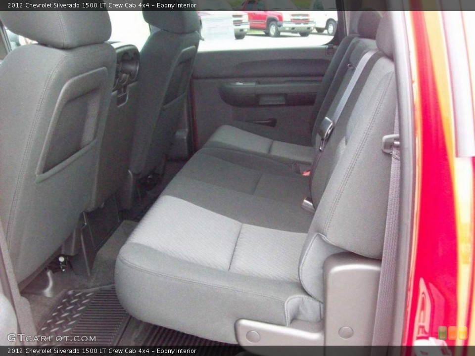 Ebony Interior Photo for the 2012 Chevrolet Silverado 1500 LT Crew Cab 4x4 #54281877