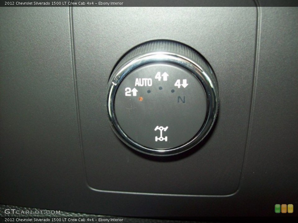 Ebony Interior Controls for the 2012 Chevrolet Silverado 1500 LT Crew Cab 4x4 #54281930