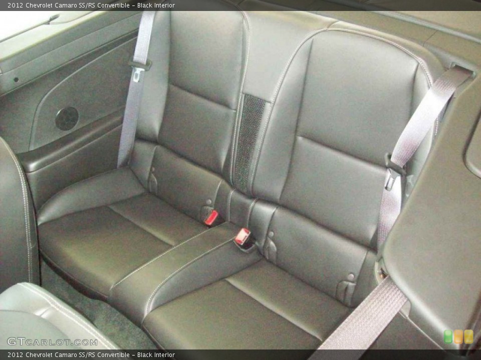 Black Interior Photo for the 2012 Chevrolet Camaro SS/RS Convertible #54282758