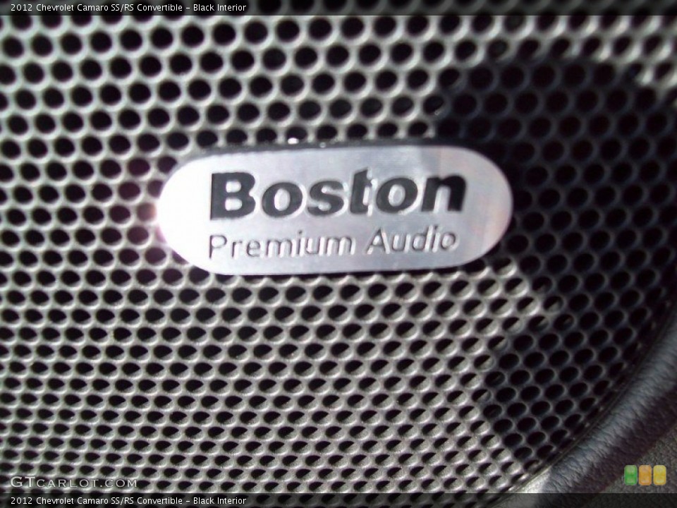Black Interior Audio System for the 2012 Chevrolet Camaro SS/RS Convertible #54282833