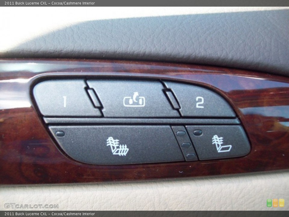 Cocoa/Cashmere Interior Controls for the 2011 Buick Lucerne CXL #54283103