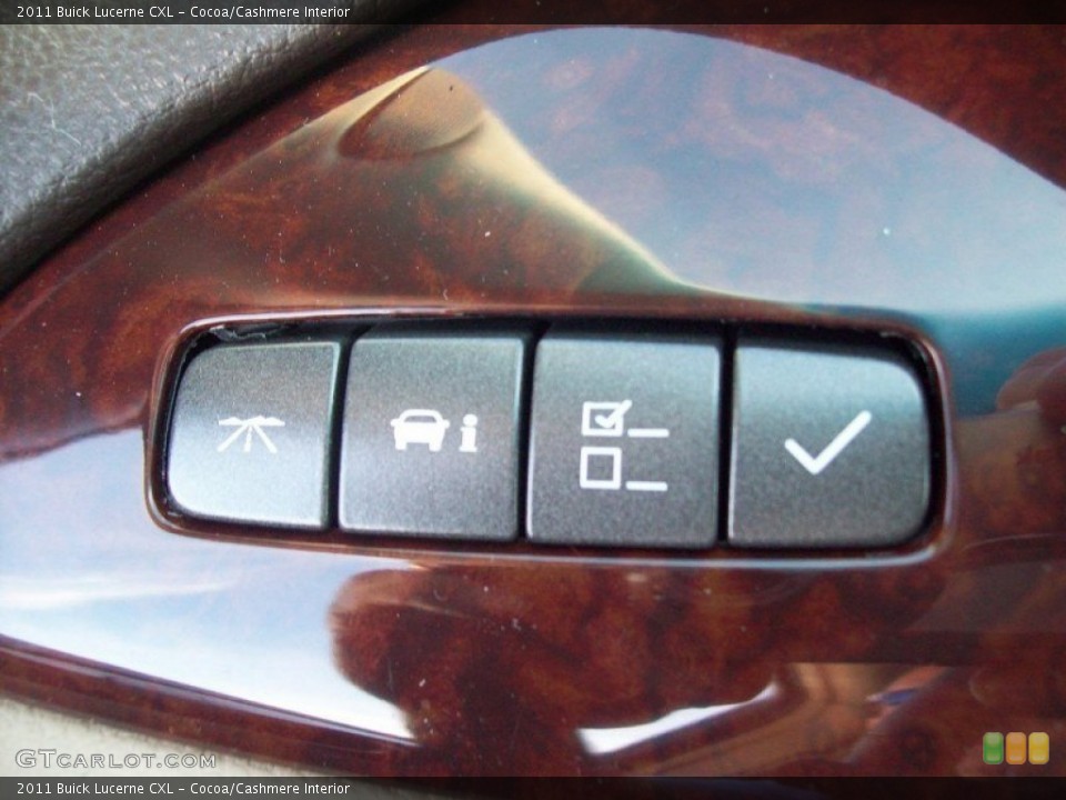 Cocoa/Cashmere Interior Controls for the 2011 Buick Lucerne CXL #54283112