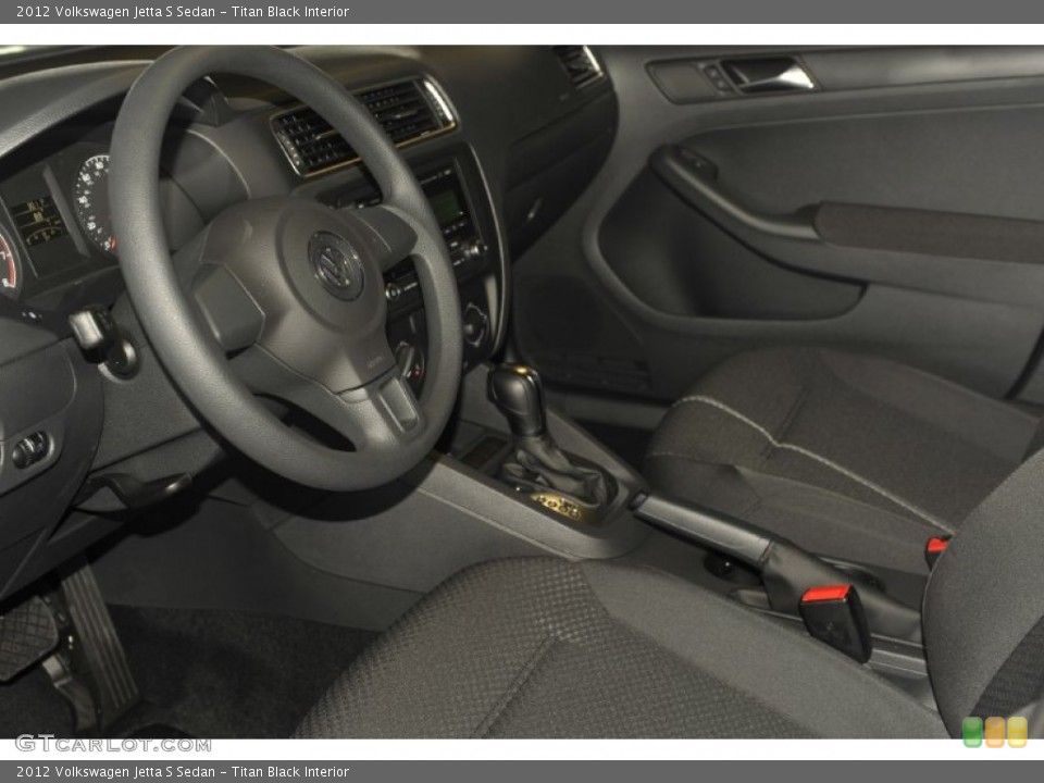 Titan Black Interior Photo for the 2012 Volkswagen Jetta S Sedan #54283151