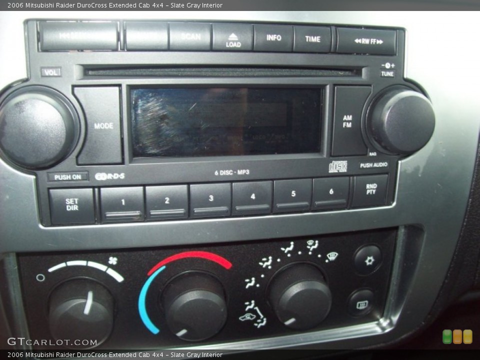 Slate Gray Interior Audio System for the 2006 Mitsubishi Raider DuroCross Extended Cab 4x4 #54283385