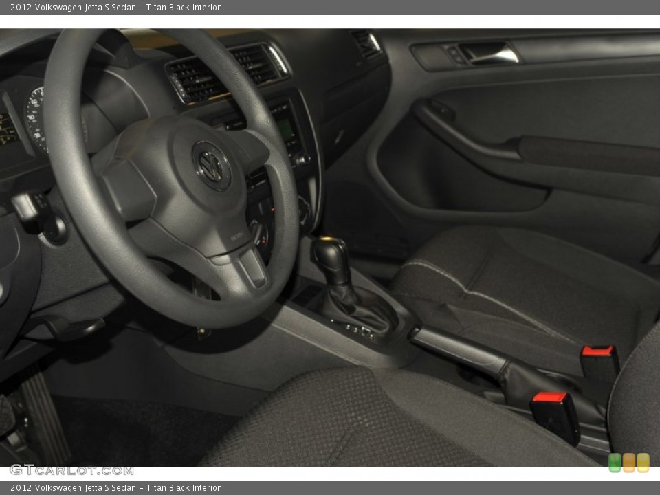 Titan Black Interior Photo for the 2012 Volkswagen Jetta S Sedan #54283417