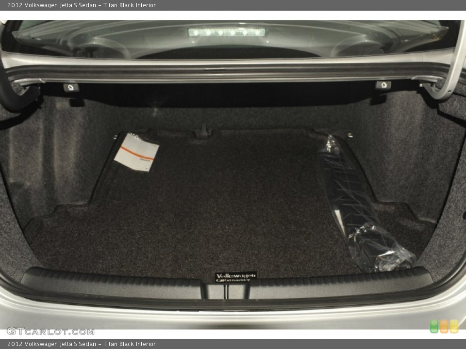 Titan Black Interior Trunk for the 2012 Volkswagen Jetta S Sedan #54283526