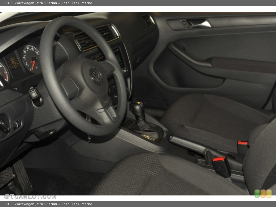 Titan Black Interior Photo for the 2012 Volkswagen Jetta S Sedan #54283993