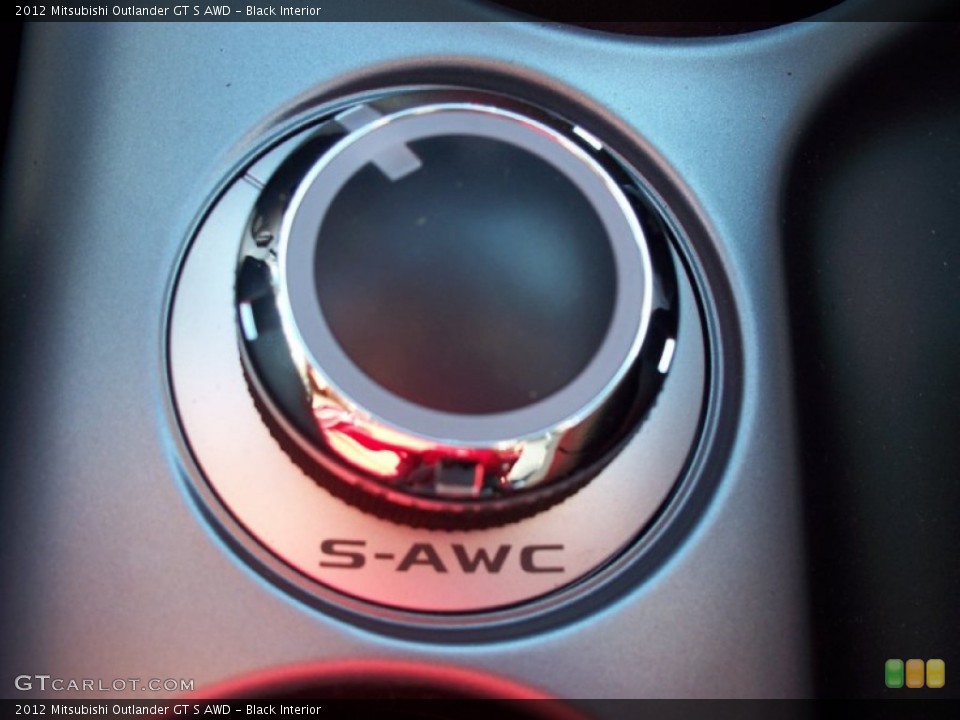 Black Interior Controls for the 2012 Mitsubishi Outlander GT S AWD #54285875