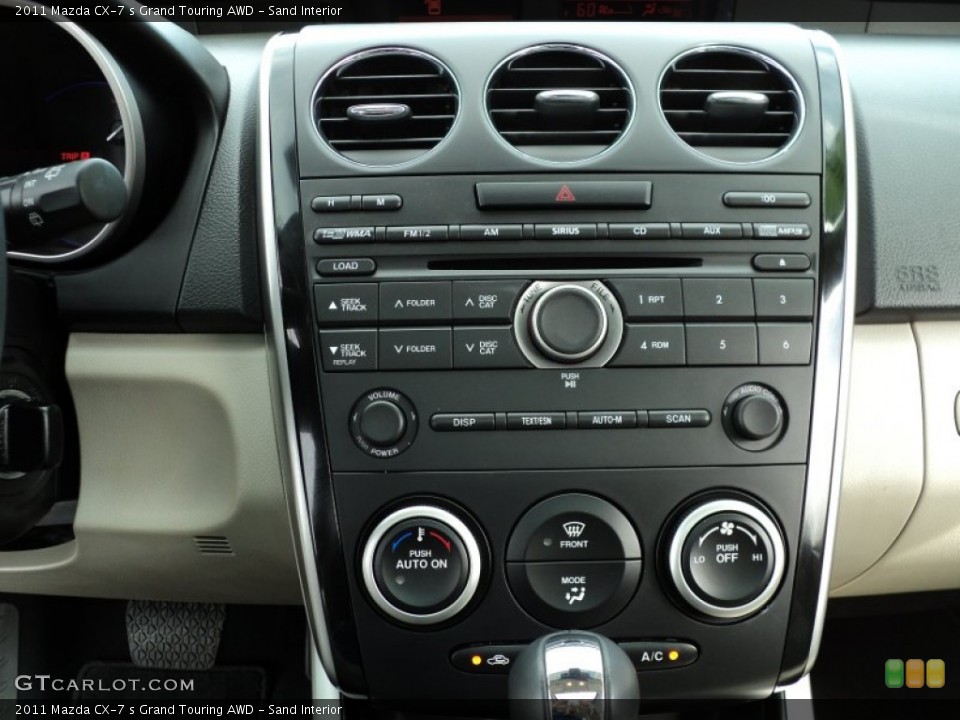 Sand Interior Controls for the 2011 Mazda CX-7 s Grand Touring AWD #54285929