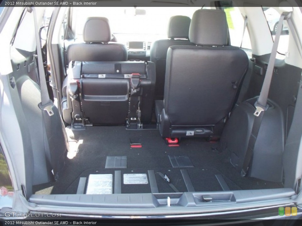 Black Interior Trunk for the 2012 Mitsubishi Outlander SE AWD #54287171