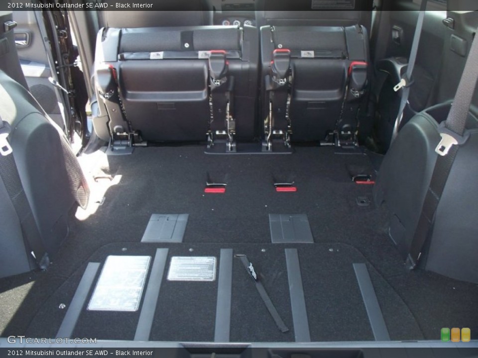 Black Interior Trunk for the 2012 Mitsubishi Outlander SE AWD #54287180