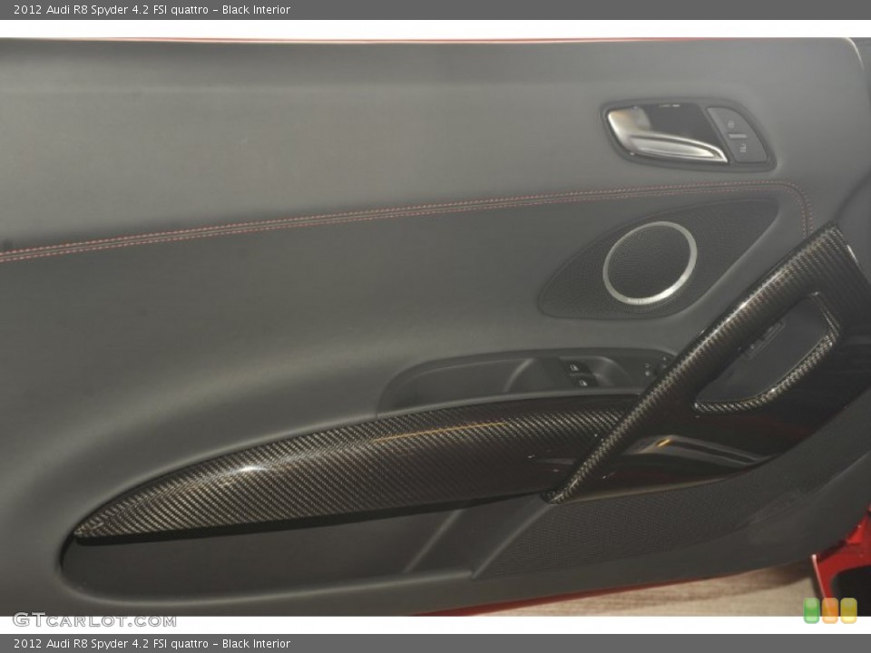 Black Interior Door Panel for the 2012 Audi R8 Spyder 4.2 FSI quattro #54287324