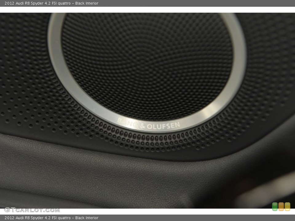 Black Interior Audio System for the 2012 Audi R8 Spyder 4.2 FSI quattro #54287366