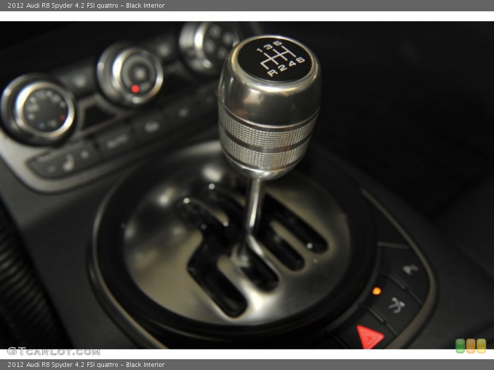 Black Interior Transmission for the 2012 Audi R8 Spyder 4.2 FSI quattro #54287417