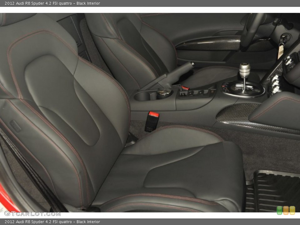 Black Interior Photo for the 2012 Audi R8 Spyder 4.2 FSI quattro #54287540