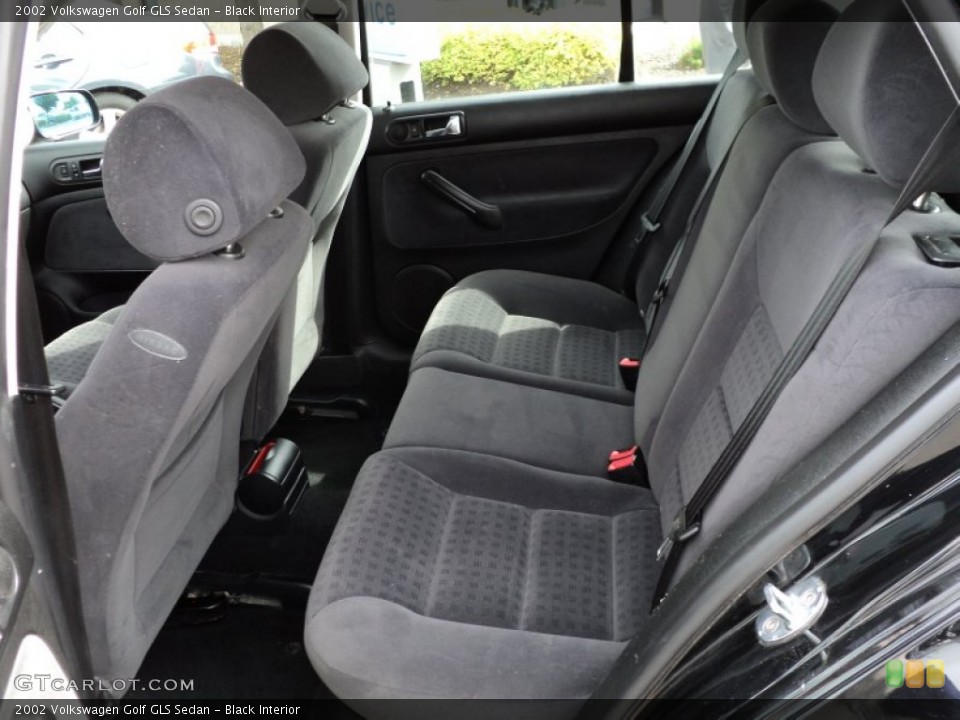 Black Interior Photo for the 2002 Volkswagen Golf GLS Sedan #54288248