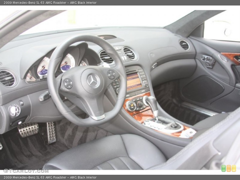 AMG Black Interior Photo for the 2009 Mercedes-Benz SL 63 AMG Roadster #54289729